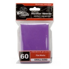 60ct Monster Flat Matte Deck Protectors - Purple